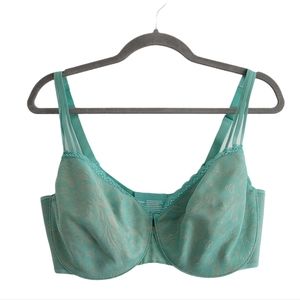 Soma 36G Mint Nude Lace Enticing Lift Balconet Bra